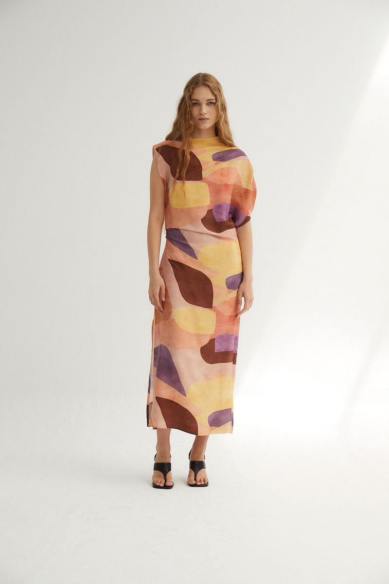 Robe Hara Cubiste Rose