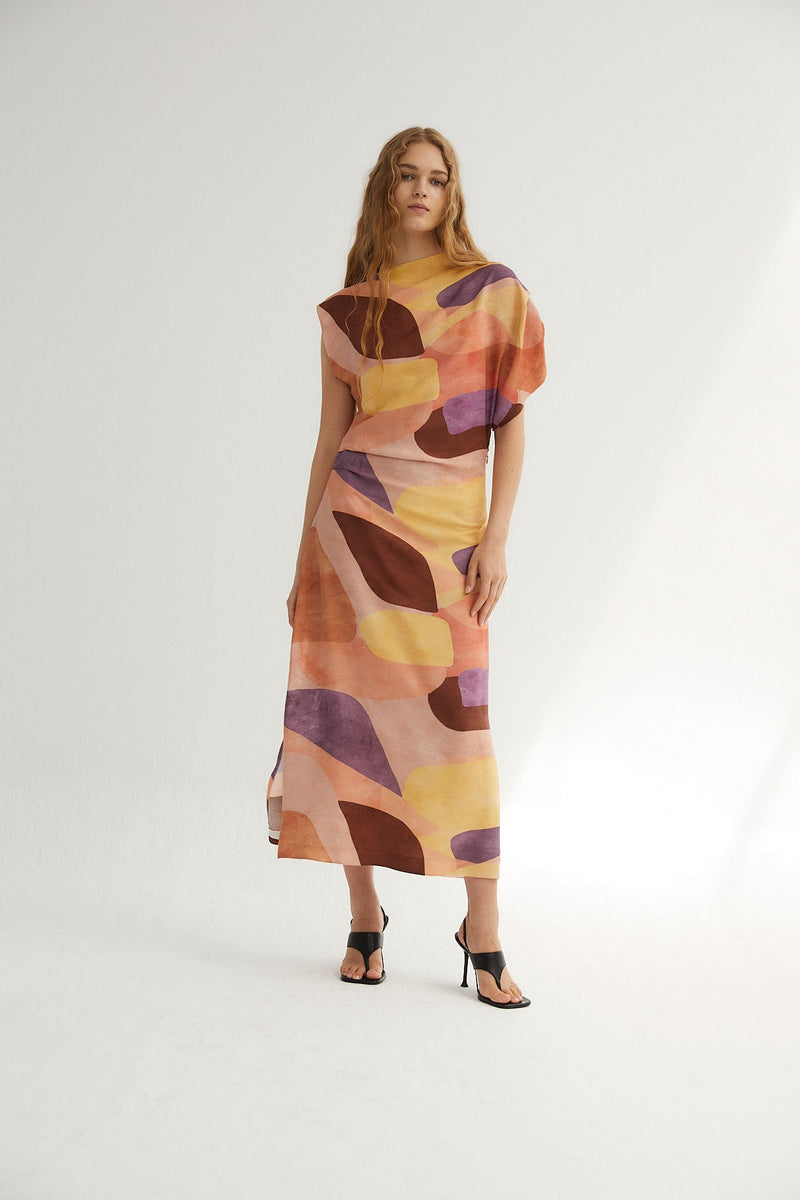Robe Hara Cubiste Rose