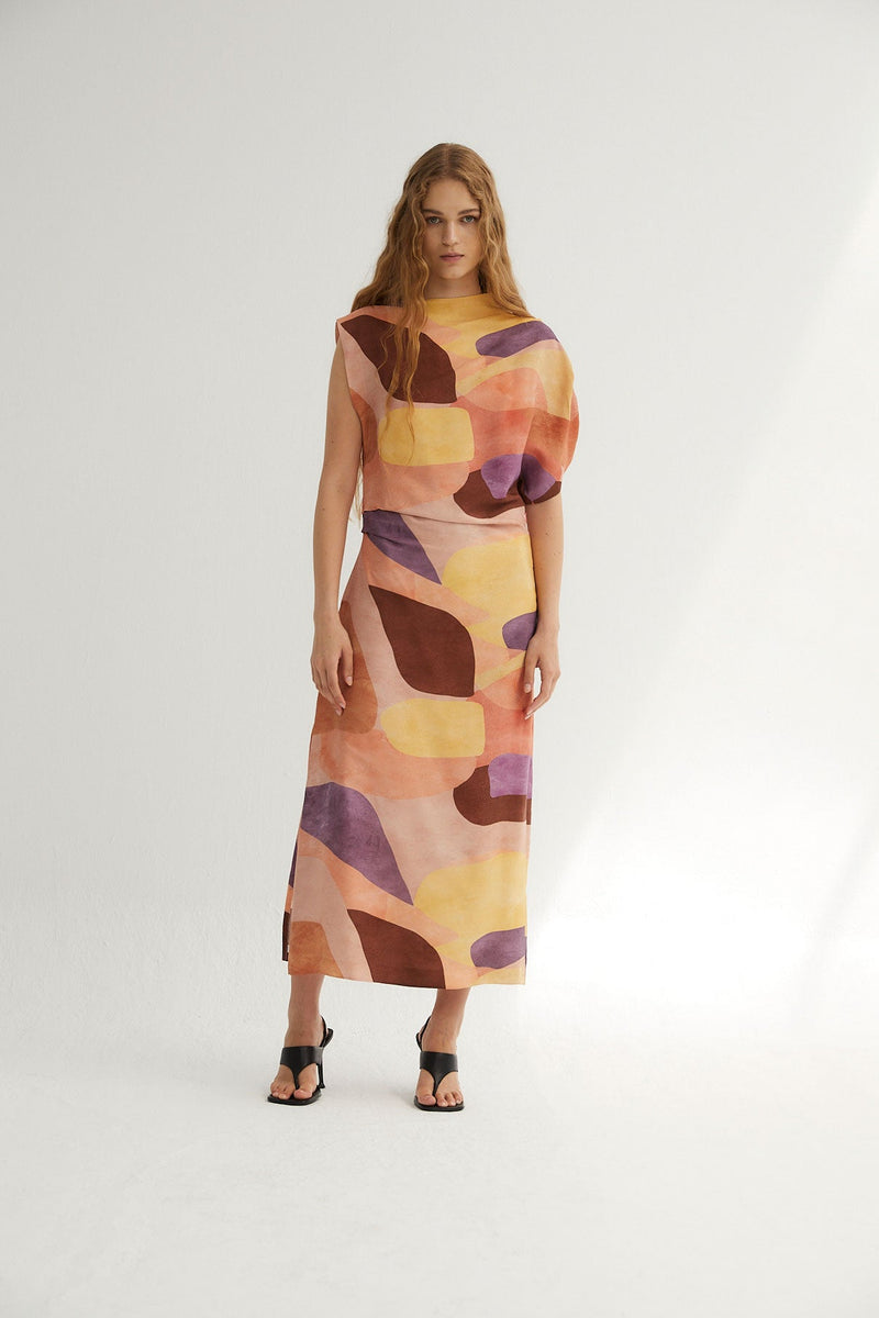 Robe Hara Cubiste Rose