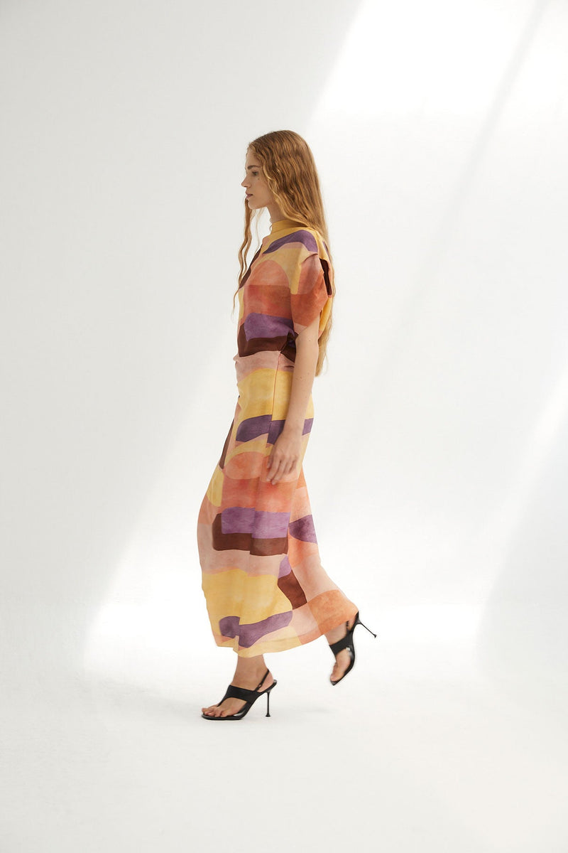 Robe Hara Cubiste Rose