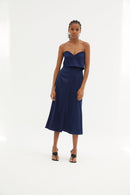 Robe Carolina Satin Nuit