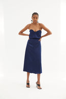 Robe Carolina Satin Nuit