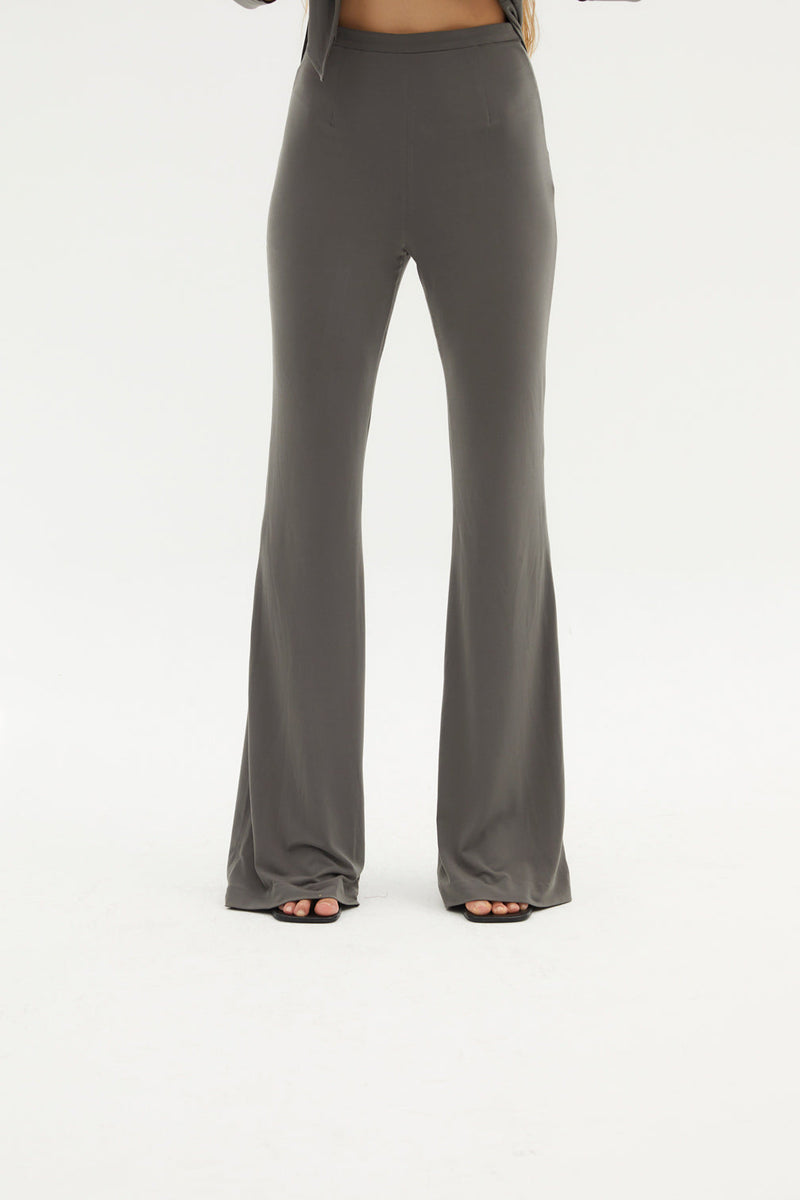 Pantalon Sixties Maille Plomb