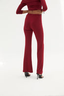 Pantalon Sixties Maille Griotte