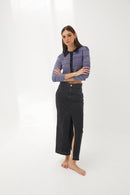 Jupe Denim Sergé Noir