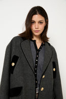 Manteau Dakota Shetland Anthracite
