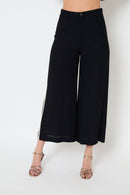 Pantalon Biais Crêpe Noir