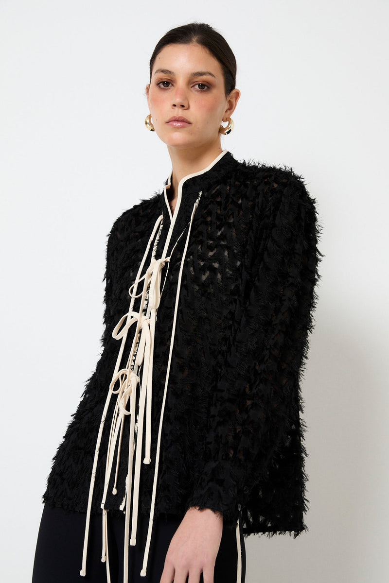 Veste Tokyo Peluche Noir