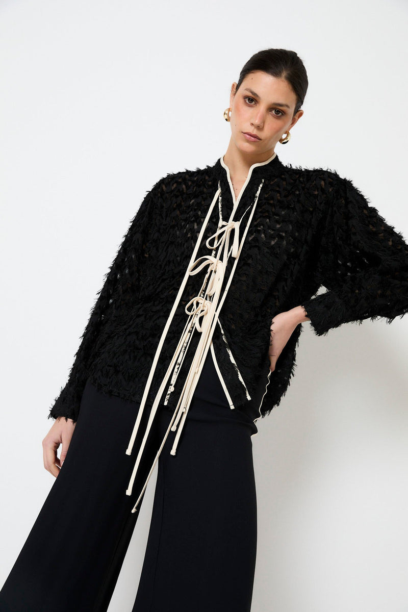Veste Tokyo Peluche Noir