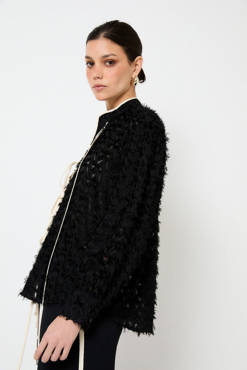 Veste Tokyo Peluche Noir