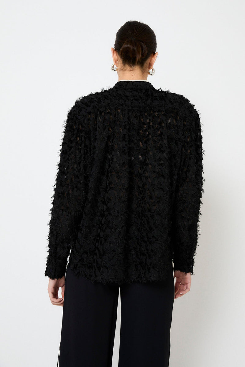 Veste Tokyo Peluche Noir