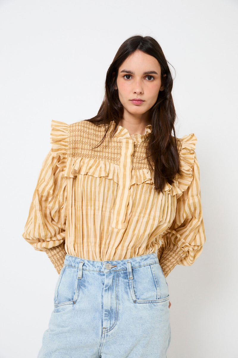 Blouse Conchita Nid D'Abeille Paille