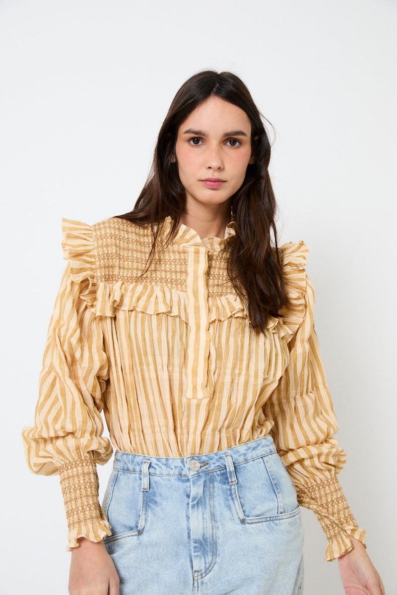 Blouse Conchita Nid D'Abeille Paille