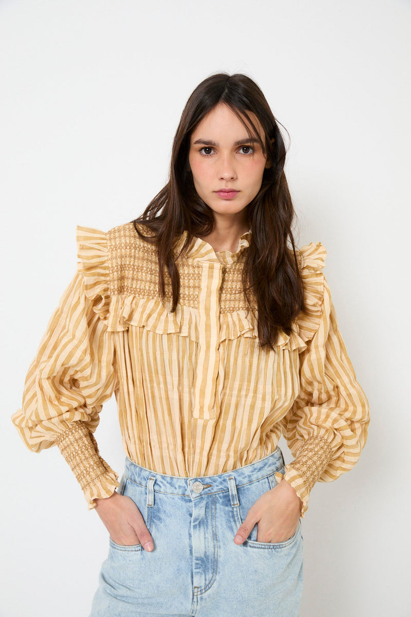 Blouse Conchita Nid D'Abeille Paille