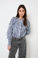 Blouse Venice Nid D'Abeille Bleu