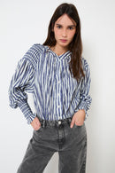 Blouse Venice Nid D'Abeille Bleu