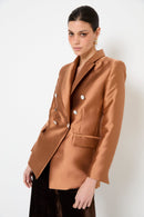 Blazer Joya Dupion Terre