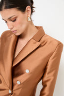 Blazer Joya Dupion Terre