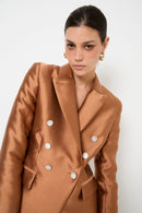 Blazer Joya Dupion Terre
