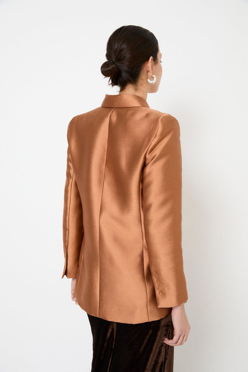 Blazer Joya Dupion Terre