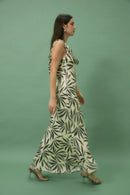 Robe Idra Feuilles Vert
