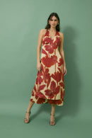 Robe Patricia Nénuphar Carmin