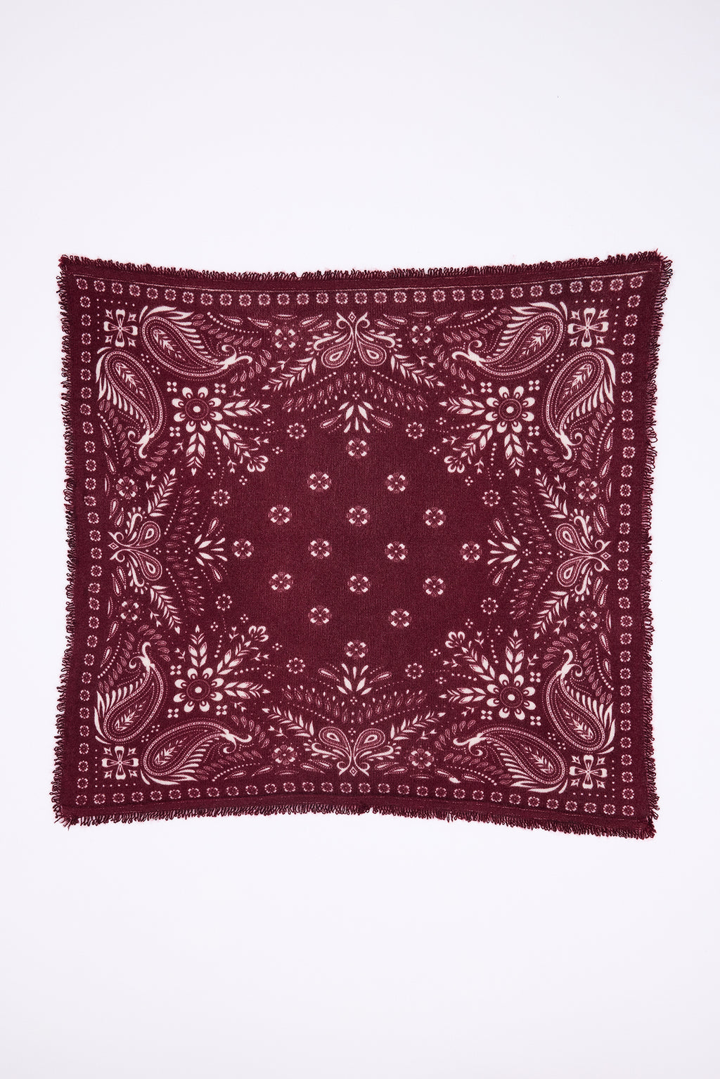 Petit Bandana Angy - Bordeaux Blanc - Femme