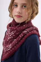 Petit Bandana Angy - Bordeaux Blanc - Enfant