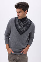 Petit Bandana Angy - Noir Blanc - Homme