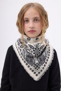 Petit Bandana Angy - Blanc Noir - Enfant