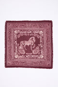 Kleines Bandana Apollon - Bordeaux - Damen - 100 % Kaschmir