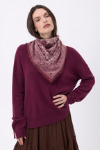 Petit Bandana Apollon - Bordeaux - Femme
