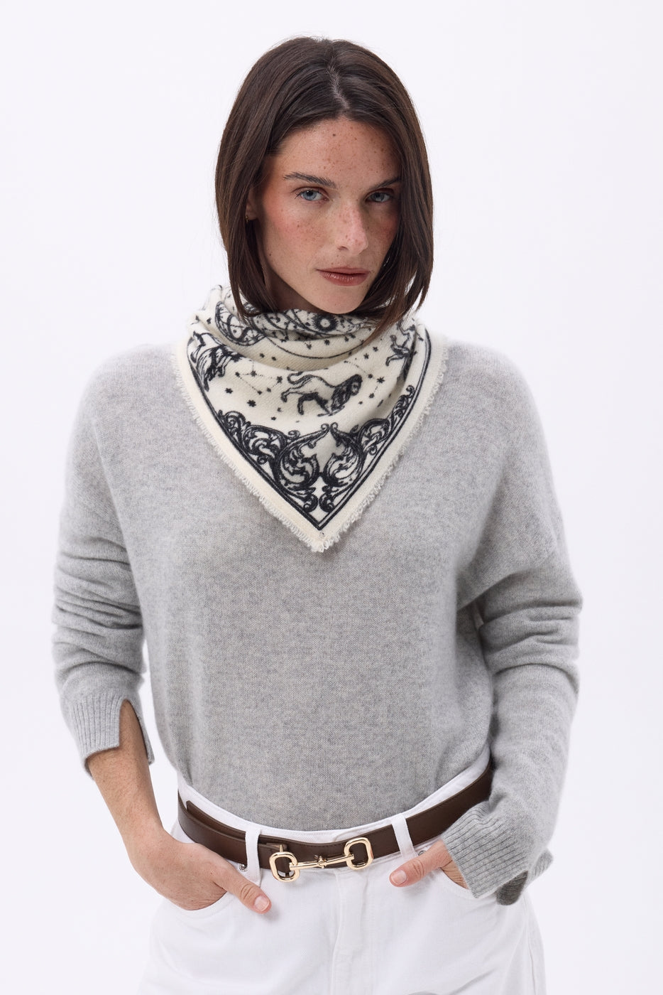 Bandana pequeño Astral - Blanco - Mujer