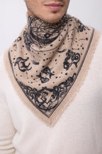 Small Astral Bandana - Cream Beige - Men