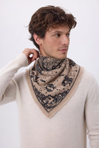 Small Astral Bandana - Cream Beige - Men