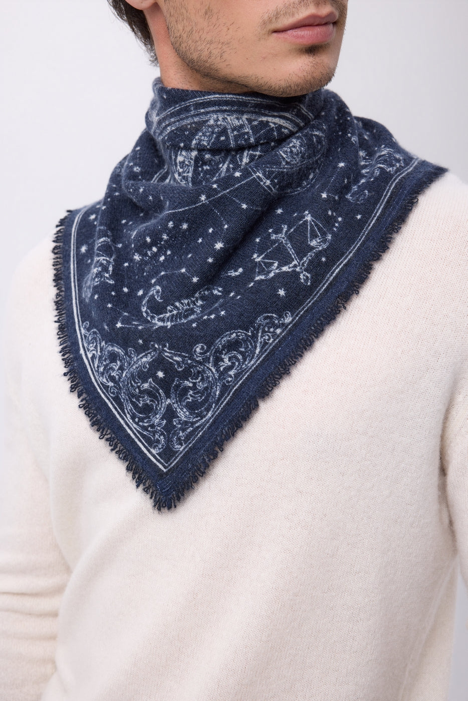 Bandana Astral pequeño - Azul marino - Hombre