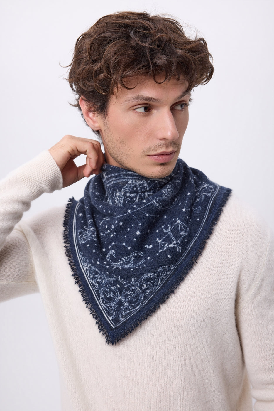 Bandana Astral pequeño - Azul marino - Hombre