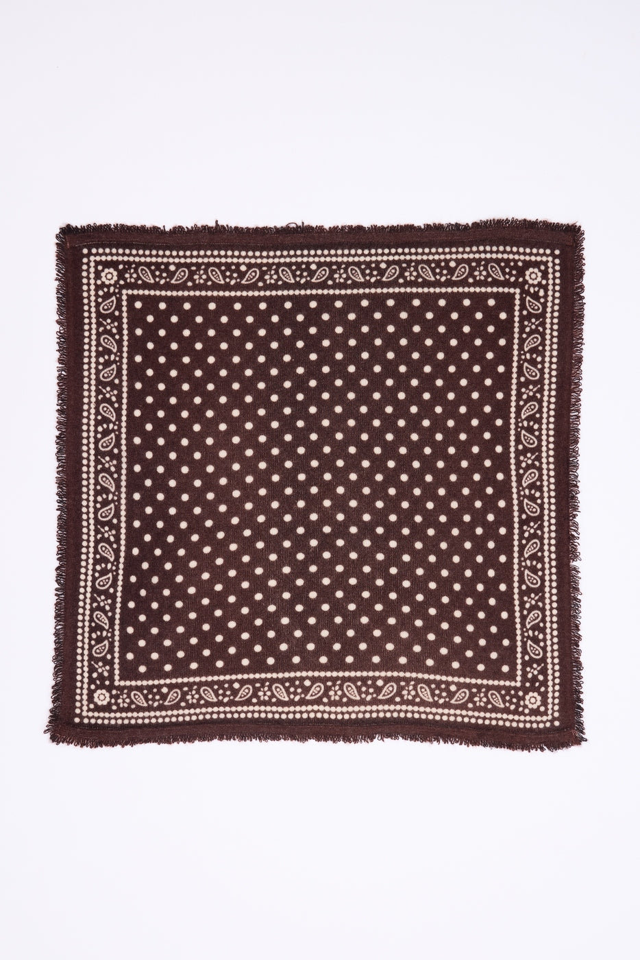 Small Dotty Bandana - Brown - Men