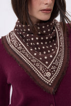 Petit Bandana Dotty - Marron - Femme