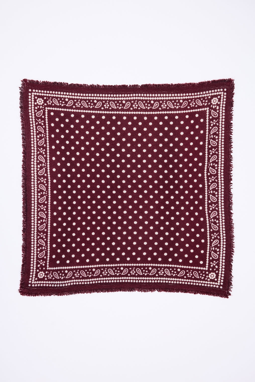 Bandana pequeño Dotty - Burdeos - Mujer