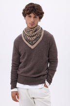 Bandana pequeño Dotty - Beige crema - Hombre