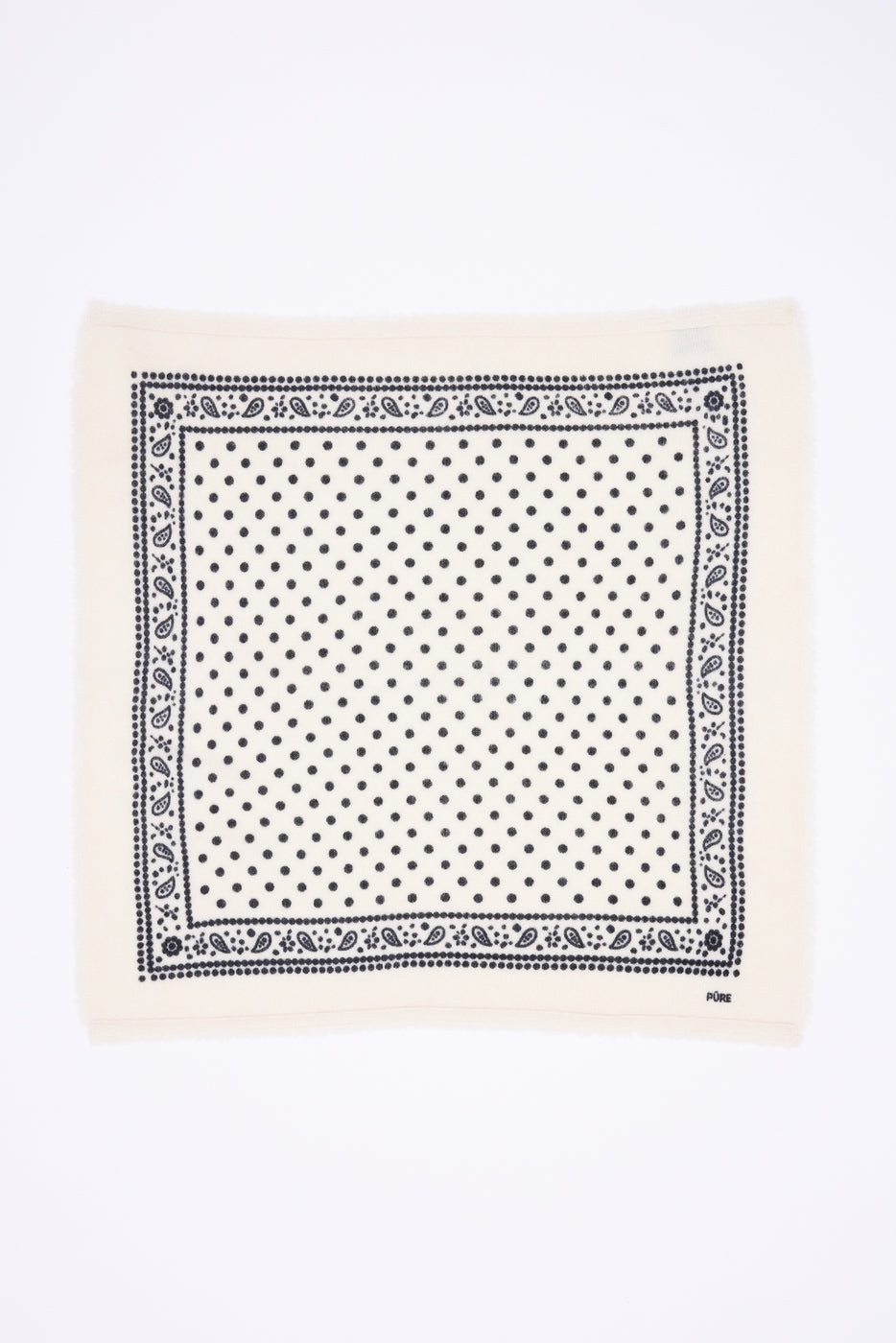 Petit Bandana Dotty - Blanc - Femme