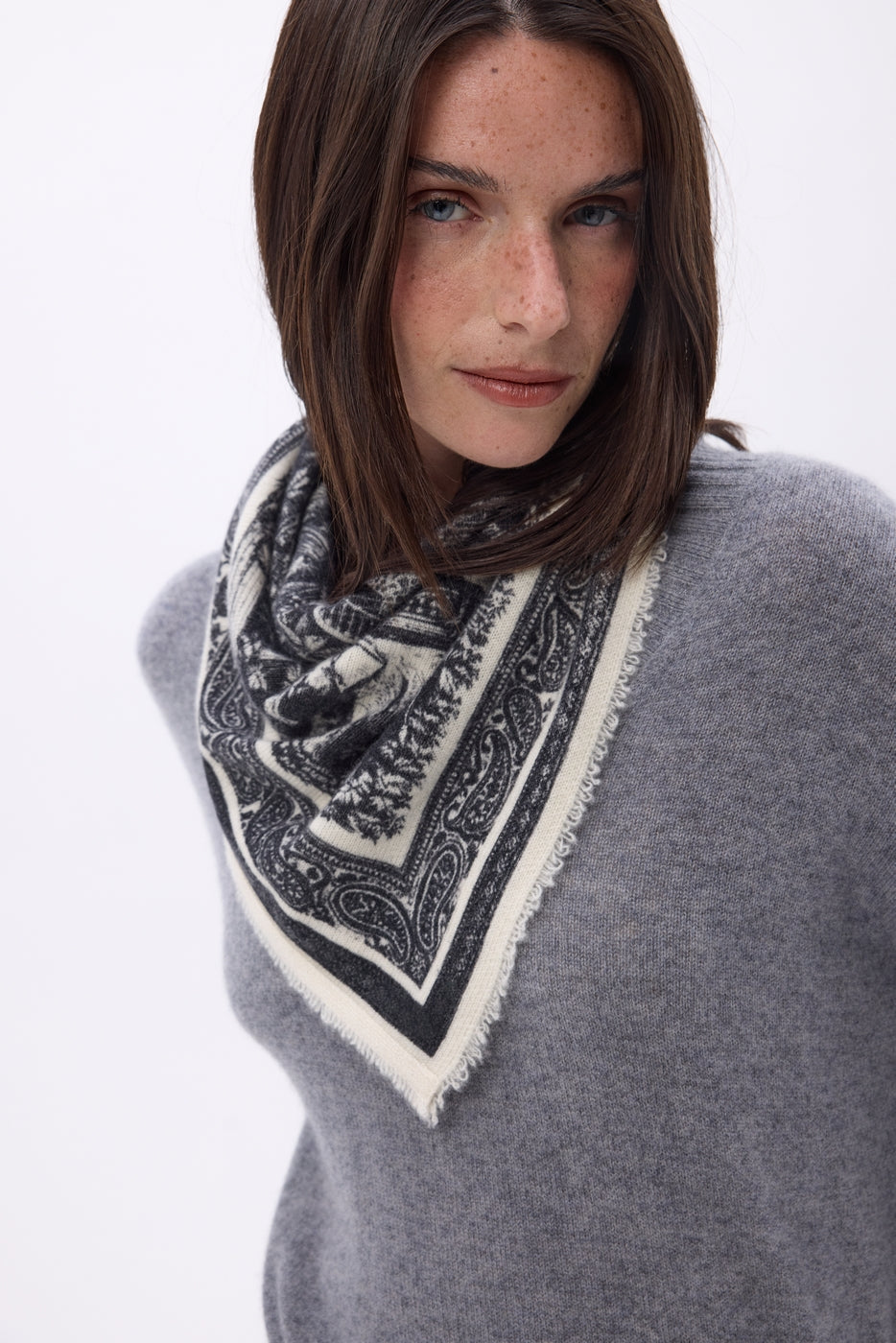 Bandana pequeño Grande Serre - Negro - Mujer