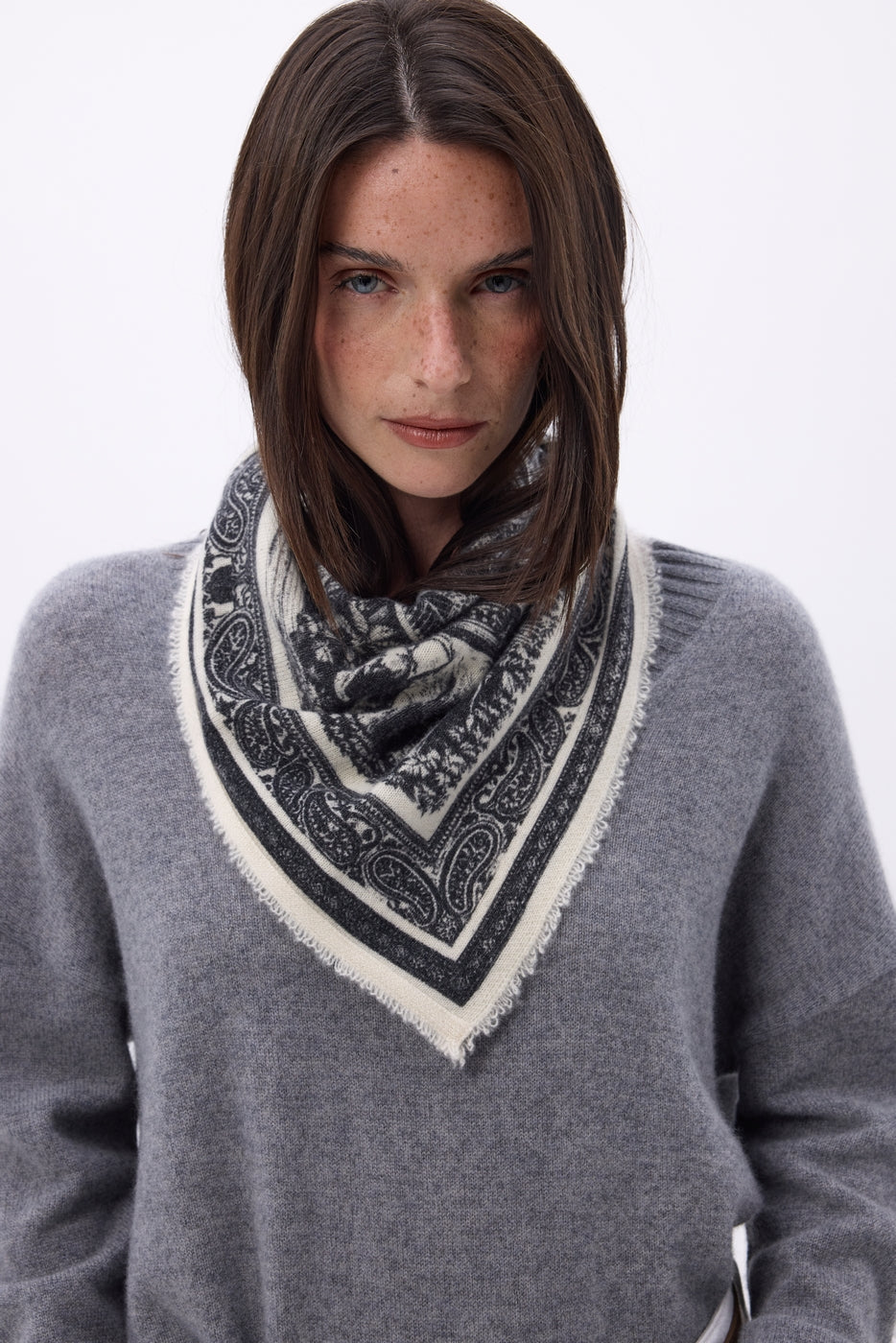 Bandana pequeño Grande Serre - Negro - Mujer