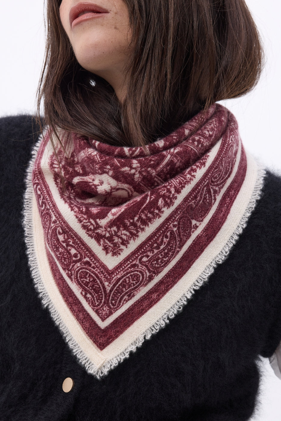 Bandana pequeño Gran Invernadero - Burdeos - Mujer