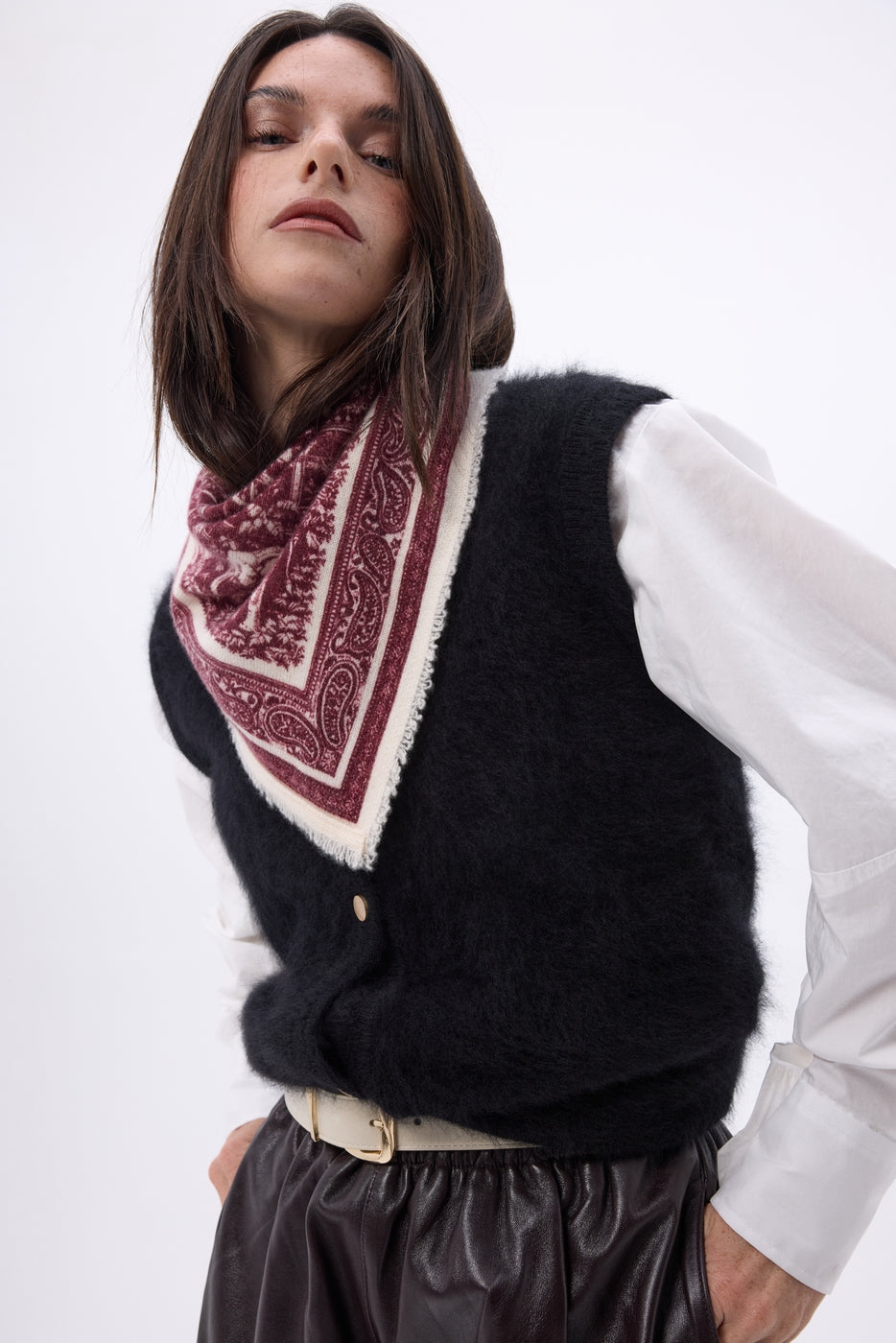 Bandana pequeño Gran Invernadero - Burdeos - Mujer