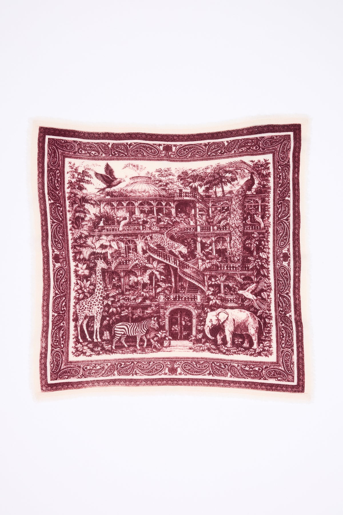 Petit Bandana Grande Serre - Bordeaux - Homme