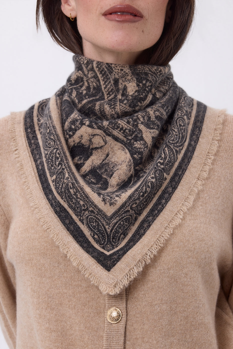 Bandana pequeño Gran Invernadero - Beige Crema - Mujer