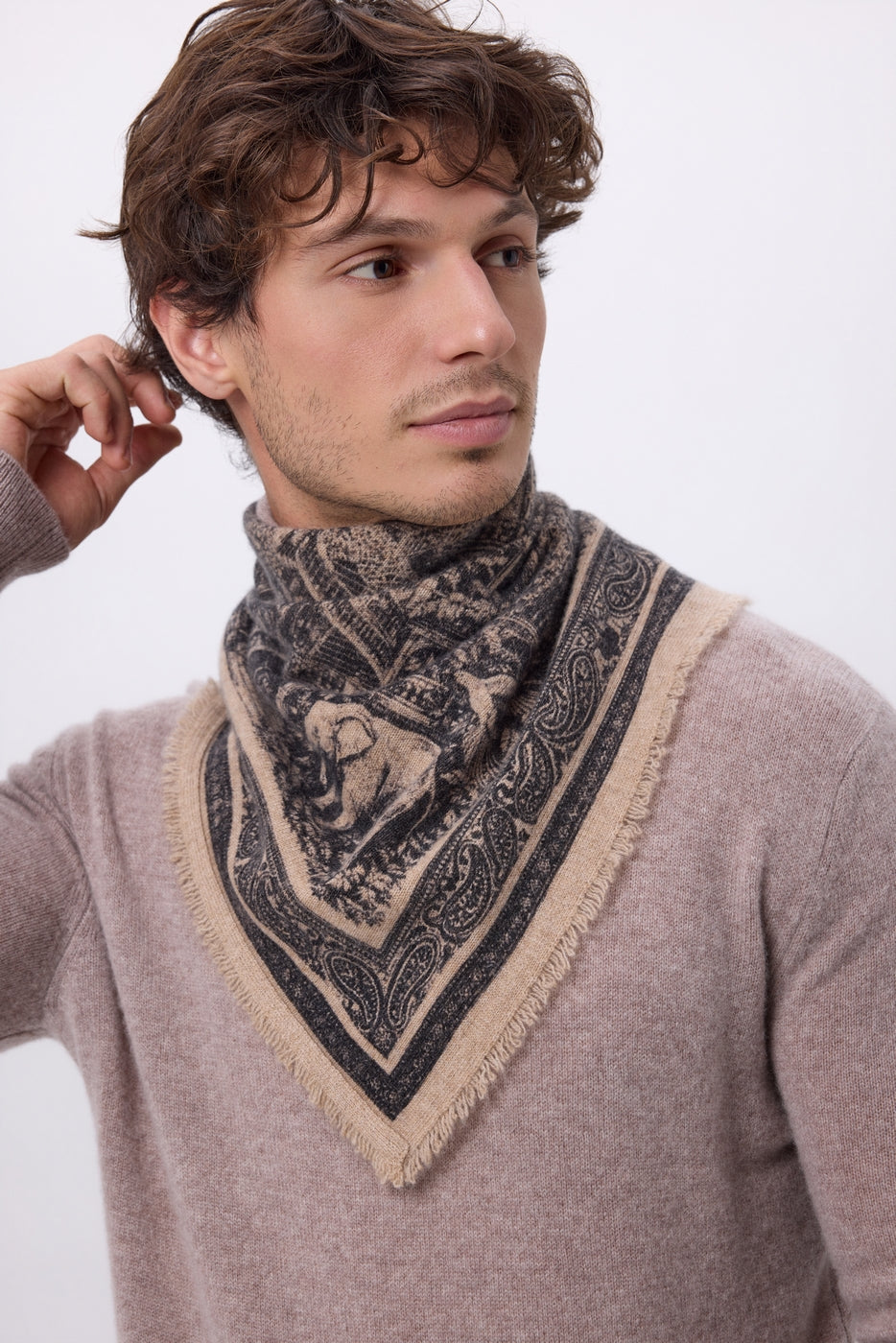 Bandana pequeño Gran Invernadero - Beige crema - Hombre