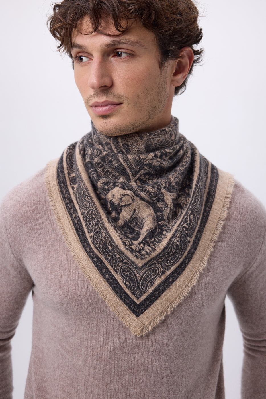 Bandana pequeño Gran Invernadero - Beige crema - Hombre
